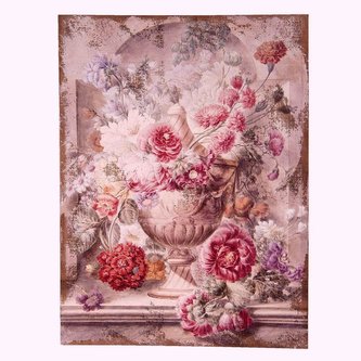 Obraz na plátně VASE WITH FLOWERS