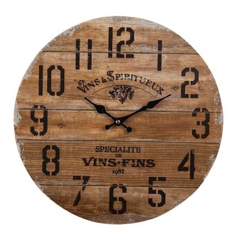 Nástěnné hodiny VINS SPIRITUEUX