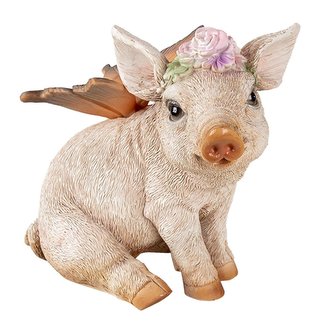 Prasátko s motýlkem