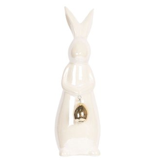 Porcelánový králík s vajíčkem