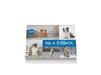 Psi a štěňata 2019 - stolní kalendář