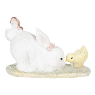 Králíček si povídá s kuřetem