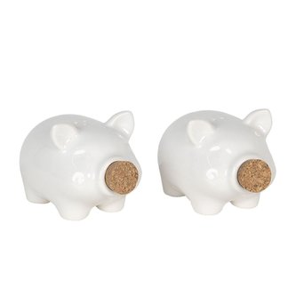 Keramická solnička a pepřenka PIG