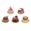 Pět mini dortíčků