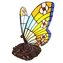 Stolní lampa Tiffany BUTTERFLY