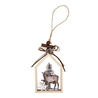 Dřevěná ozdoba REINDEER