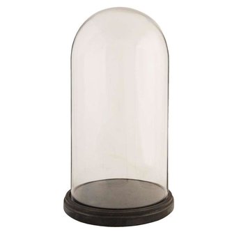 Skleněný poklop s podtáckem Ø 26*47 cm