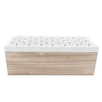 Krabička na čajové sáčky (tři oddíly)