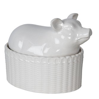 Keramická miska s víkem PIG