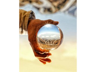 Fotokoule 4L 7458 skleněná