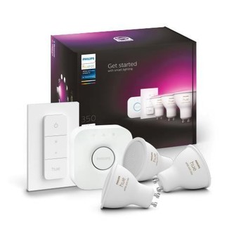 Hue Bluetooth 3x žárovka LED GU10 4,3W 350lm 2200-6500K, 16 mil. barev +bridge + ovladač