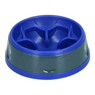 Zpomalovací miska Eat Slow Amaze Flower modrá 16cm