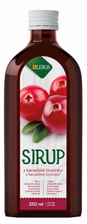 LEROS Sirup Brusinka 250 ml