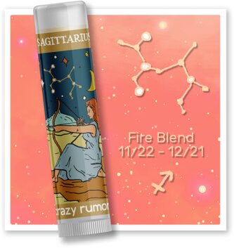 Crazy Rumors Balzám na rty Zodiac - Střelec (Lip Balm) 4,4 ml woman