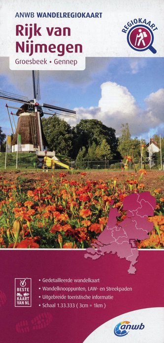 Rijk van Nijmegen (Groesbeek/Gennep) 1:33 000