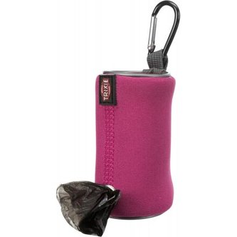Neoprénový zásobník na vrecká na trus, s karabínou