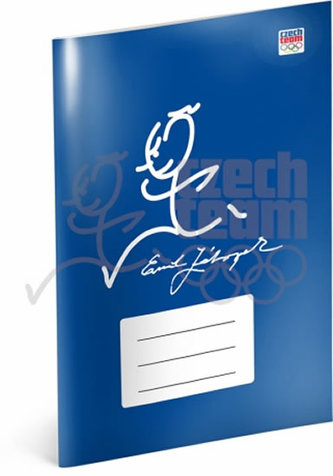 Sešit - Český olympijský tým, nelinkovaný, 40 listů, A5