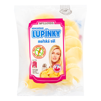 Lupínky amarantové mořská sůl bezlepkové 65 g   MCL