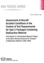 Assessment of Aircraft Accident Conditions in the Context of Test Requirements for Type C Packages Containing Radioactiv