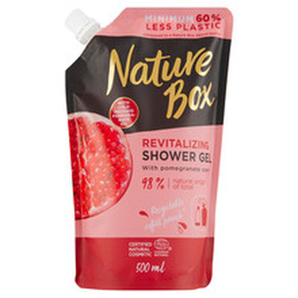 Nature Box Sprchový gel Granátové jablko - náhradní náplň 500 ml woman