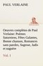 Oeuvres complètes de Paul Verlaine, Vol. 1 Poèmes Saturniens, Fêtes Galantes, Bonne chanson, Romances sans paroles, Sagesse, Jad