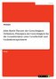 John Rawls Theorie der Gerechtigkeit. Definition, Prinzipien der Gerechtigkeit für die Grundstruktur einer Gesellschaft und Geda
