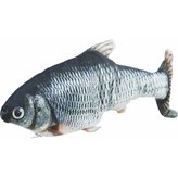 Ryba ako živá, žmurkajúca sa, s catnipom, látka, 30cm (RP 0,00 €)