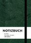 Notizbuch A5 liniert - 100 Seiten 90g/m² - Soft Cover grün - Papier aus nachhaltiger Forstwirtschaft