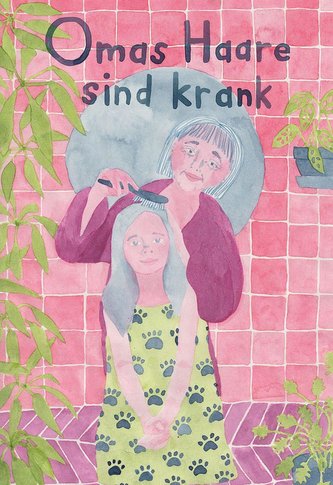 Omas Haare sind krank
