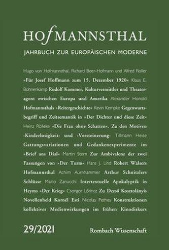 Hofmannsthal - Jahrbuch zur europäischen Moderne