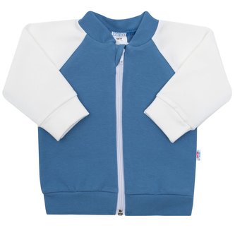 Kojenecká tepláková mikina New Baby The Best modrá - velikost 86 (12-18m)