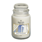 Svíčka ve skleněné dóze Price´s Candles, Otevřené okno, 630 g