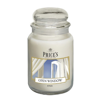 Svíčka ve skleněné dóze Price´s Candles, Otevřené okno, 630 g