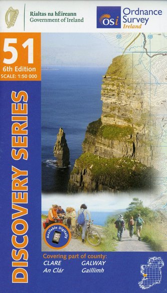 Ordnance Survey Irland Blatt 51 1:50 000