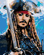 Malování podle čísel - JACK SPARROW II - 80x100 cm, vypnuté plátno na rám