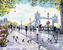 Malování podle čísel -  LIDÉ U TOWER BRIDGE (RICHARD MACNEIL) - 80x100 cm, bez rámu a bez vypnutí plátna