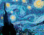 Malování podle čísel - HVĚZDNÁ NOC (VAN GOGH) - 40x50 cm, vypnuté plátno na rám