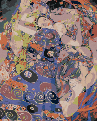 Malování podle čísel - VIRGIN (Gustav Klimt) - 80x100 cm, vypnuté plátno na rám Malování podle čísel - VIRGIN (Gustav Klimt) - 80x100 cm, vypnuté plátno na rám