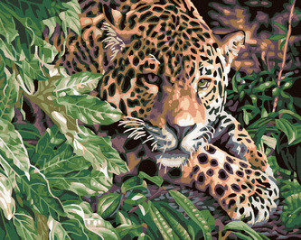 Malování podle čísel - GEPARD - 80x100 cm, bez rámu a bez vypnutí plátna