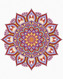 Malování podle čísel - MANDALA IV - 40x50 cm, vypnuté plátno na rám