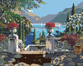 Malování podle čísel - SCHODY K POBŘEŽÍ - 80x100 cm, vypnuté plátno na rám