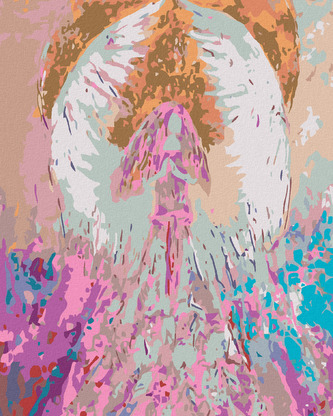 Malování podle čísel - ANDĚLÉ OD LENKY - CONFIDENCE ANGEL - 40x50 cm, bez rámu a bez vypnutí plátna