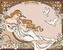 Malování podle čísel - REPRODUKCE ŽENA ZAHRADA RŮŽÍ (ALFONS MUCHA) - 40x50 cm, vypnuté plátno na rám