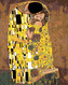 Maľovanie podľa čísel - POLIBEK (Gustav Klimt) - 40x50 cm, vypnuté plátno na rám
