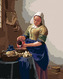 Malování podle čísel - MLÉKAŘKA (J. VERMEER) - 40x50 cm, vypnuté plátno na rám