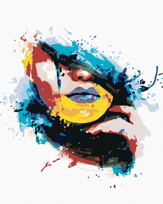 Malování podle čísel - UMĚNÍ VE TVÁŘI - 40x50 cm, vypnuté plátno na rám