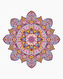 Malování podle čísel - MANDALA VII - 80x100 cm, vypnuté plátno na rám