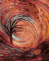 Malování podle čísel - VĚTRNO - 80x100 cm, bez rámu a bez vypnutí plátna