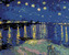 Malování podle čísel - HVĚZDNÁ NOC NAD RHONOU (VAN GOGH) - 40x50 cm, vypnuté plátno na rám