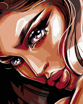 Malování podle čísel - JASNÝ POHLED - 40x50 cm, vypnuté plátno na rám